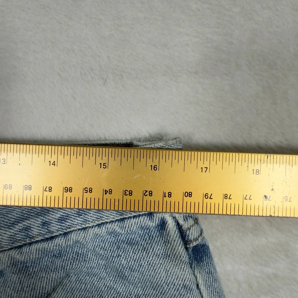 Wrangler Mens 36x32 Light Wash‎ Straight Leg Denim Jeans 100% Cotton Made in USA